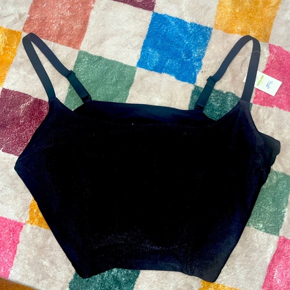 AERIE NWT Black Top Size XL - Picture 2 of 10